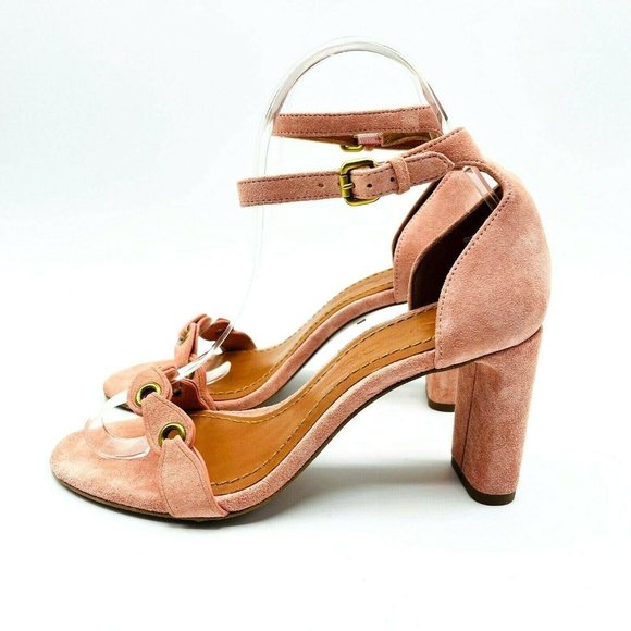 Coach Women's Heel Sandal Coach Link Ankle Strap 5 - Picture 3 of 7